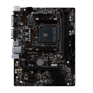 MSI A320M PRO-E Amd A320 Soket AM4 DDR4 3200(OC) Anakart
