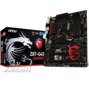 MSI Z87-G45 GAMING Intel Z87 Soket 1150 DDR3 3000MHz(O.C.) Anakart