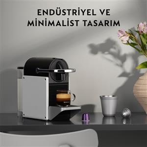 Nespresso Pixie Kapsüllü Kahve Makinesi Gümüş