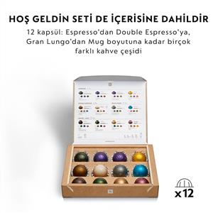 Nespresso Vertuo Next C Kapsüllü Kahve Makinesi Gri