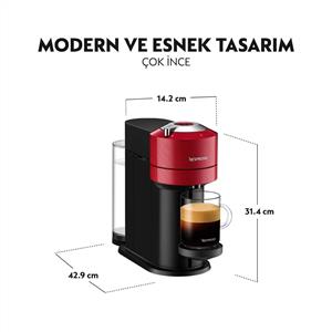 Nespresso Vertuo Next C Kapsüllü Kahve Makinesi Kırmızı