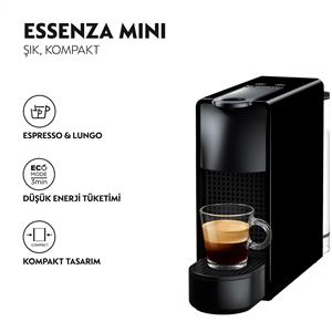 Nespresso C30 Essenza Mini Siyah Kapsüllü Kahve Makinesi