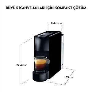 Nespresso C35 Essenza Mini Siyah Bundle Kapsüllü Kahve Makinesi