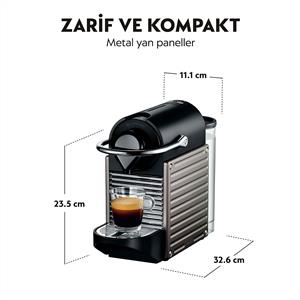 Nespresso C66T Pixie Titan Bundle Kapsüllü Kahve Makinesi