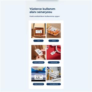 NIIMBOT B1 TAŞINABİLİR KABLOSUZ ETİKET YAZICI (Göl Mavisi)