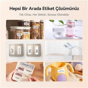 NIIMBOT B21S TAŞINABİLİR KABLOSUZ ETİKET YAZICI (Kırmızı)
