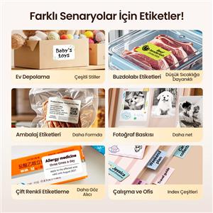 NIIMBOT B21 PRO TAŞINABİLİR KABLOSUZ ETİKET YAZICI (Kırmızı)