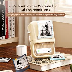 NIIMBOT B21 PRO TAŞINABİLİR KABLOSUZ ETİKET YAZICI (Kırmızı)