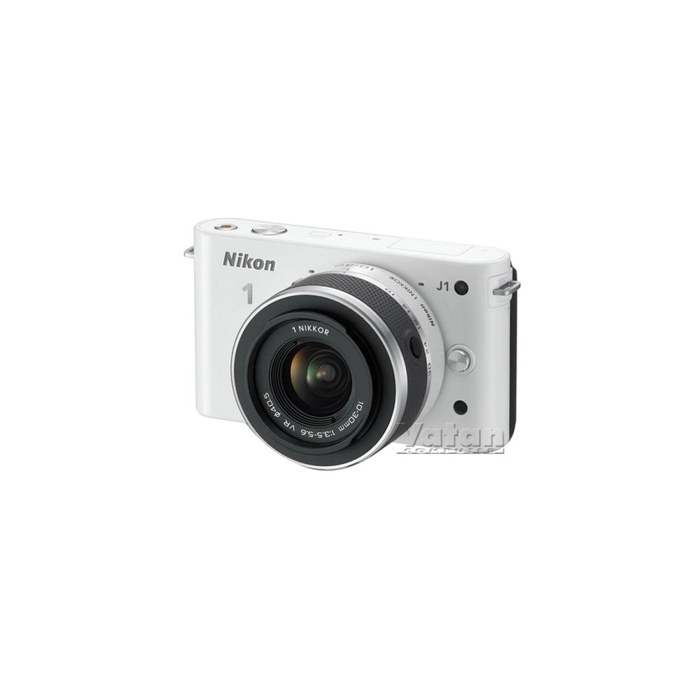 NIKON1 J1 WHITE LENS (10MM&10M-30MM) KIT 10.1 MP SLR FOTOĞRAF