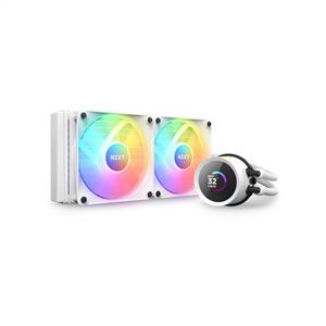  NZXT KRAKEN BEYAZ 240 RGB LCD 2x12cm INTEL/AMD Uyumlu 240mm Sıvı Soğutma
