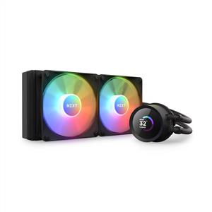  NZXT KRAKEN SİYAH 240 RGB LCD 2x12cm INTEL/AMD Uyumlu 240mm Sıvı Soğutma