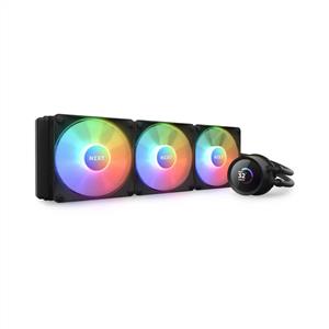  NZXT KRAKEN SİYAH 360 RGB LCD 3x12cm INTEL/AMD Uyumlu 360mm Sıvı Soğutma