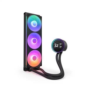 NZXT KRAKEN ELITE SİYAH 360 RGB LCD 3x12cm INTEL/AMD Uyumlu 360mm Sıvı Soğutma