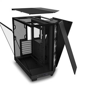 NZXT H6 FLOW RGB SİYAH 3x120mm Fanlı MidT ATX Kasa