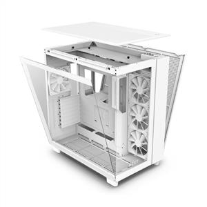 NZXT H9 FLOW BEYAZ 4x120mm Fanlı MidT ATX Kasa