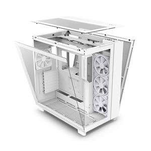 NZXT H9 ELITE RGB BEYAZ 4x120mm Fanlı MidT ATX Kasa