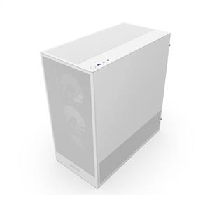NZXT H5 FLOW RGB BEYAZ 4x120mm Fanlı MidT ATX Kasa