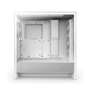 NZXT H5 FLOW RGB BEYAZ 4x120mm Fanlı MidT ATX Kasa