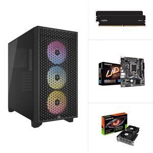 INTEL I5 14400F-RTX 4060 TI-H610M H V2-1TB M.2 SSD-32GB RAM