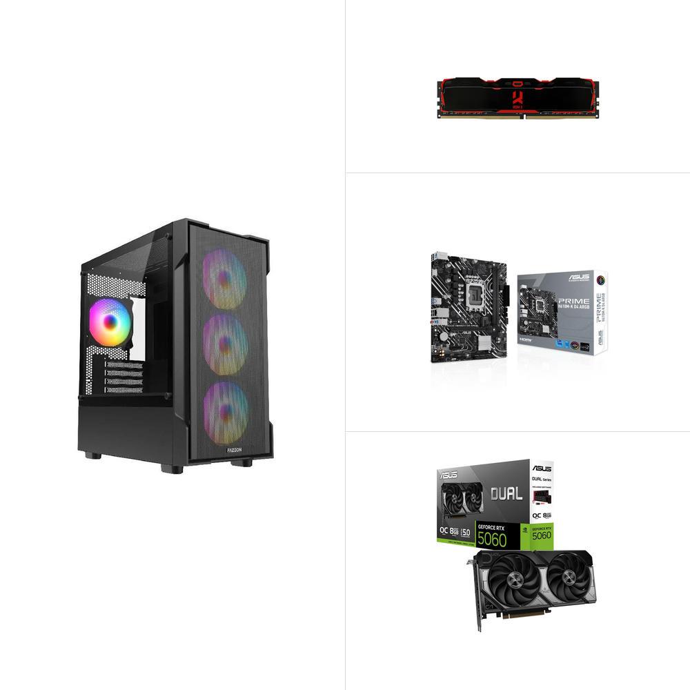 INTEL I5 12400F - RTX5060 - H610M - 512GB SSD - 16GB RAM - Vatan