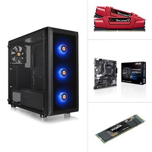 AMD R5 3600-EVGA GTX1660-SC-ASUS A520M-K-KIOXIA 500GB SSD-GSKILL