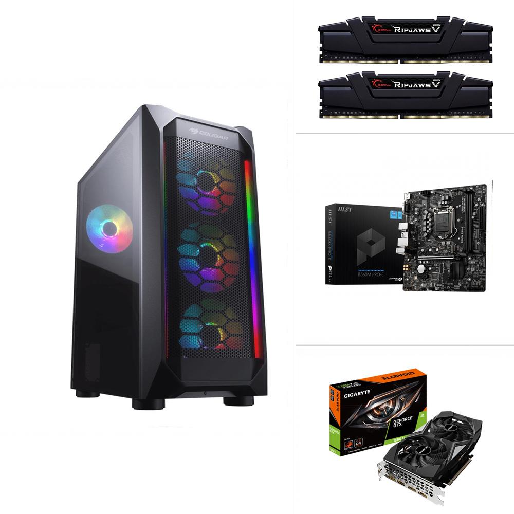 【セット売り】メモリ32GB + B560M + Intel i5-11400F INTEL I5 11400F-GIGABYTE GTX1660TI- MSI B560M PRO-E-SANDISK 500GB