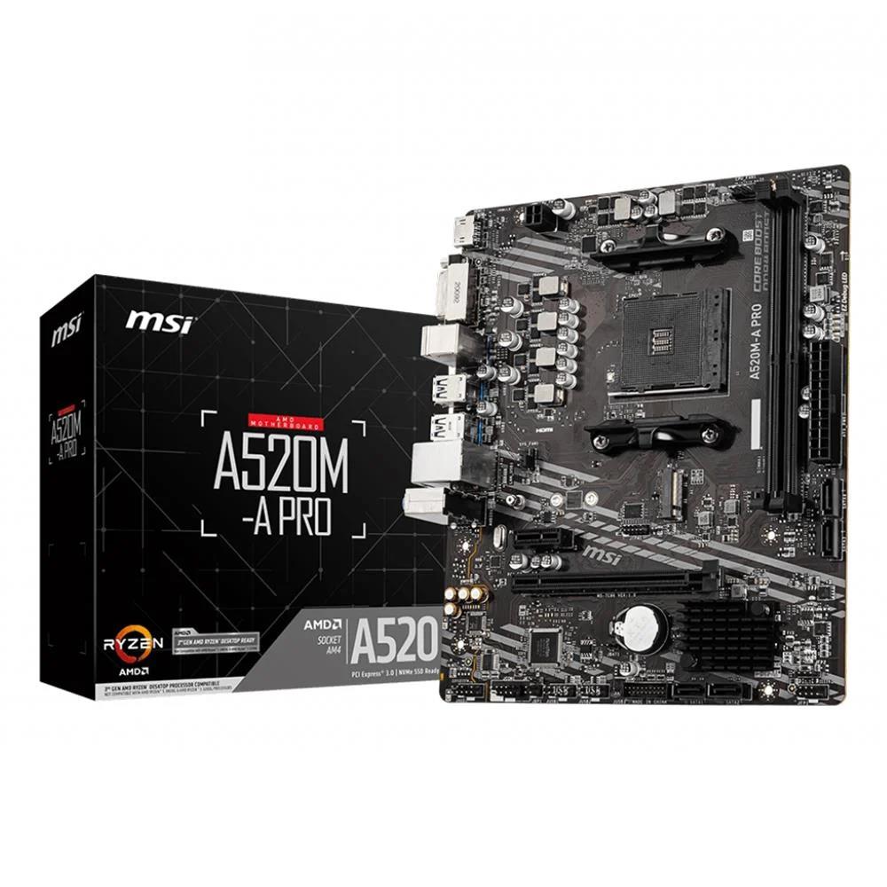 AMD R5 5500-MSI A520M-A PRO-RTX 3060 VENTUS 2X OC-500GB M.2 SSD