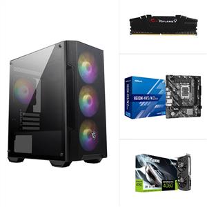 INTEL I5 12400F-H610M-HVS-RTX 4060-1TB M.2 SSD-16GB RAM