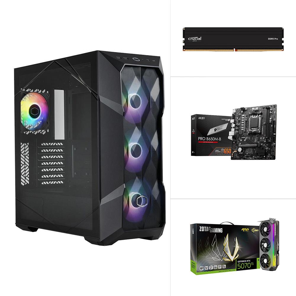 AMD R7 7800X3D - B650M - RTX 5070 TI EXT - 1TB M.2 SSD - 32GB RAM