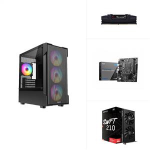  INTEL I5 12400F - RX 7600 - H610M - 1TB M.2 SSD - 16GB RAM