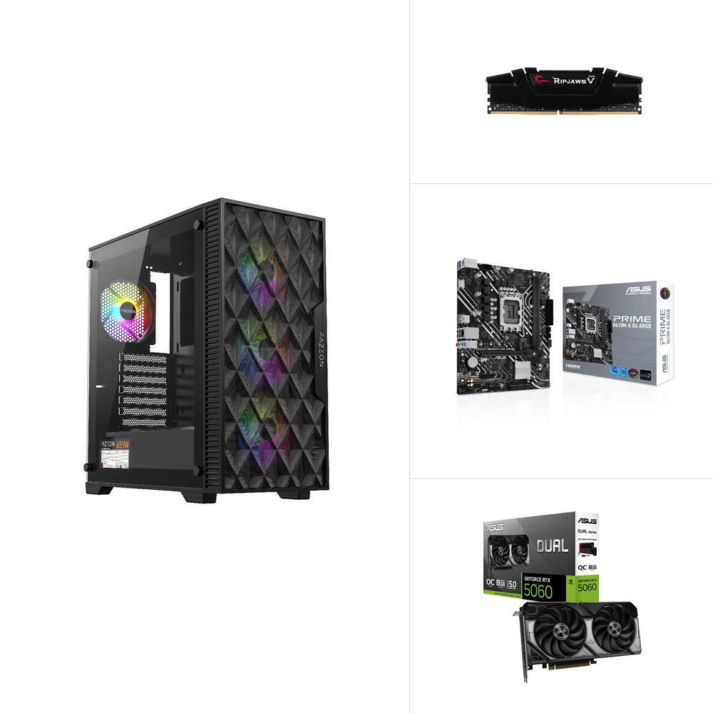 INTEL I5 14400F - RTX 5060 - H610M - 1TB M.2 SSD - 16GB RAM