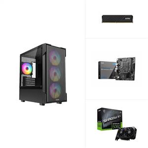 INTEL I5 12400F - RTX 5060 - H610M - 500GB M.2 SSD - 16GB RAM
