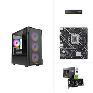 INTEL I5 14400F - RTX 5060 - H610M - 500GB SSD - 16GB RAM