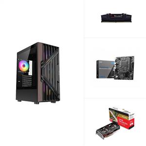 INTEL I5 12400F - RX 7600 - H610M - 500GB SSD - 16GB RAM