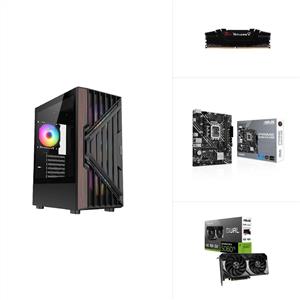 INTEL I5 12400F - RTX 5060 TI - H610M - 500GB M.2 SSD - 16GB RAM