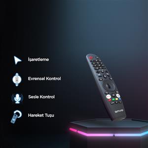 ONVO OV75F500 75inc 190 cm Frameless UHD webOS Smart TV,Uydu Alıcı