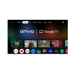 ONVO 100OVF9000 100inc 254 cm 4K UHD Google Frameless Smart QLED TV,Uydu Alıcılı