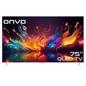 ONVO 75OVF9000UQ 75inc 190 cm Frameless UHD Google Smart Qled TV,Uydu Alıcı