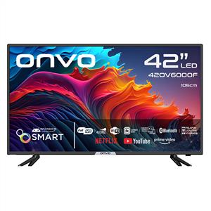 ONVO 42OV6000F 42inc 106 cm FHD Android Smart TV,Uydu Alıcılı