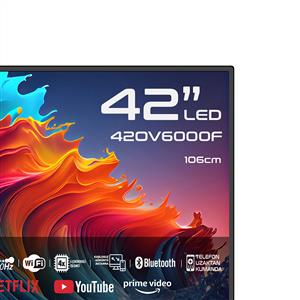 ONVO 42OV6000F 42inc 106 cm FHD Android Smart TV,Uydu Alıcılı