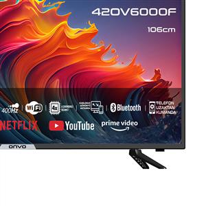 ONVO 42OV6000F 42inc 106 cm FHD Android Smart TV,Uydu Alıcılı