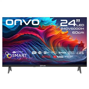 ONVO 24OV6001H 24inc 60 cm HD READY Android Smart TV,Uydu Alıcılı,12 Volt