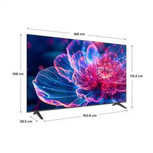 ONVO 85VQ90F2UA1 85inc 216cm Frameless UHD Google Smart Qled TV,Uyd