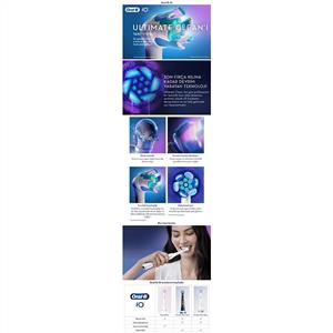 Oral-B İO Ultımate Clean Diş Fırçası Yedek Başlık 2'li Beyaz