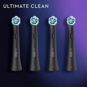 Oral-B İO Ultımate Clean Diş Fırçası Yedek Başlık 4'lü Siyah