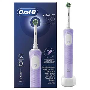  Oral-B D103 Vitality Pro Cross Action Şarjlı Diş Fırçası (Lila)