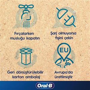Oral-B D103 Vitality Pro Cross Action Şarjlı Diş Fırçası (Lila)