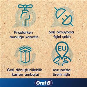 Oral-B D103 Vitality Pro Cross Action Şarjlı Diş Fırçası (Siyah)