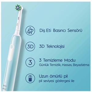 Oral-B Pro1 Serisi Siyah Şarj Edilebilir Diş Fırçası