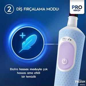 Oral-B Vitality Pro Frozen Özel Seri Çocuklar İçin Şarj Edilebilir Diş Fırçası